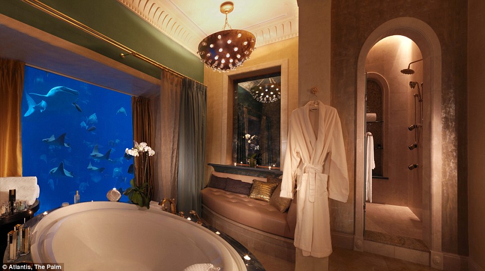 Dubai the Atlantis underwater suite