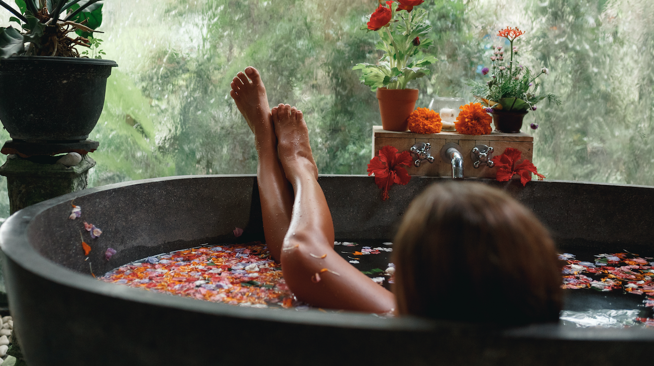 how to have an at home luxury spa bath