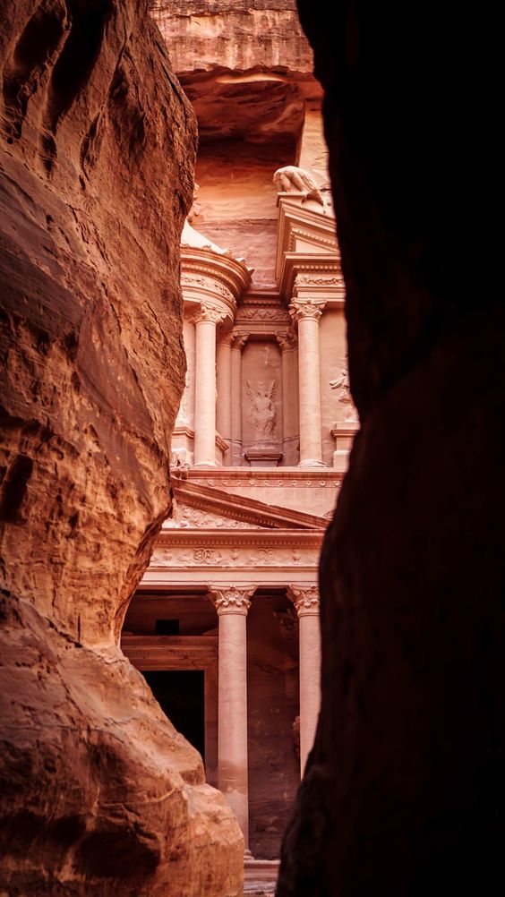 Petra, Jordan in the middle east.