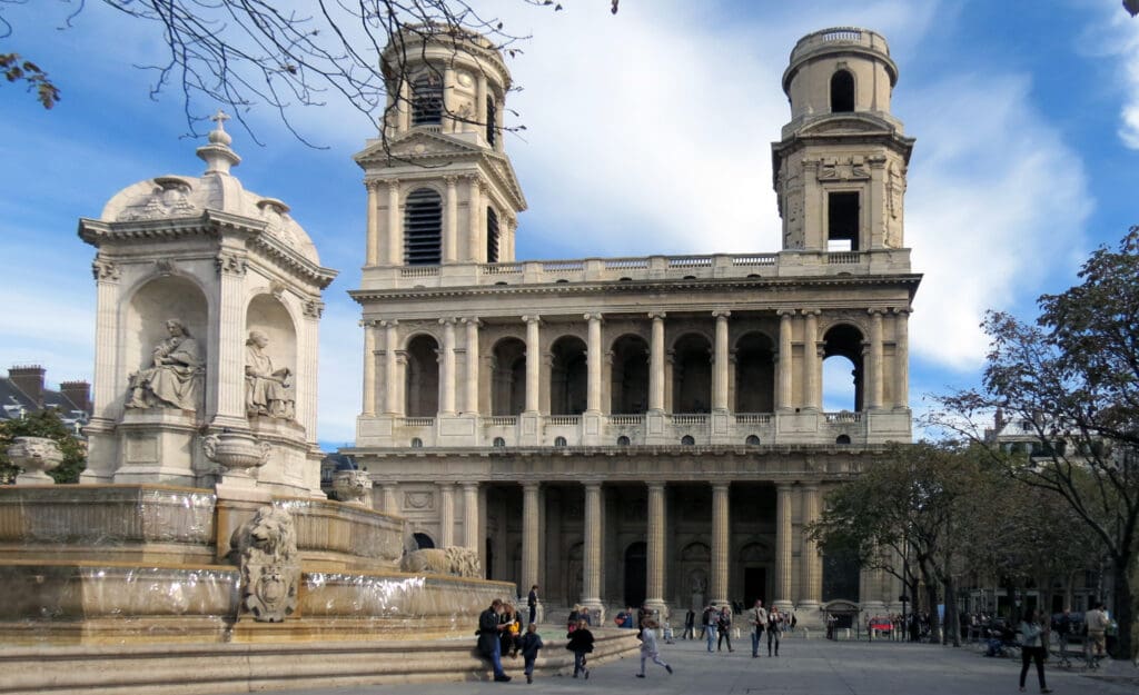 St Sulpice Cathedral Paris.
