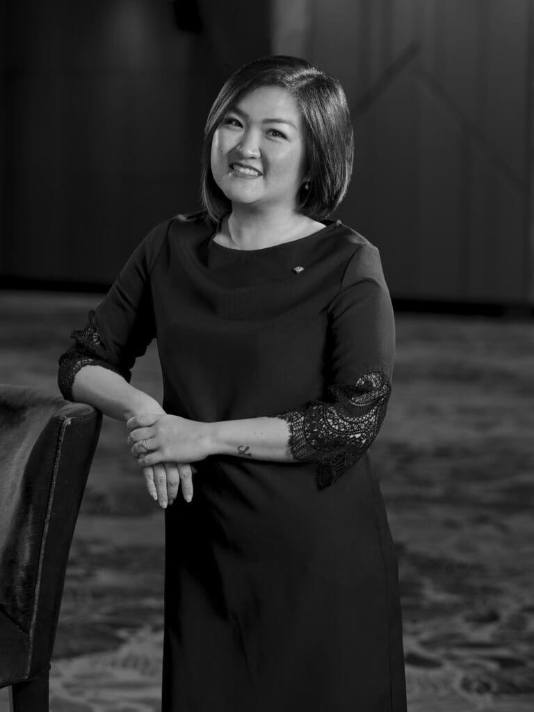 Carina Tan from The Mandarin Hotel, Hotel Manager. Luxury hotel