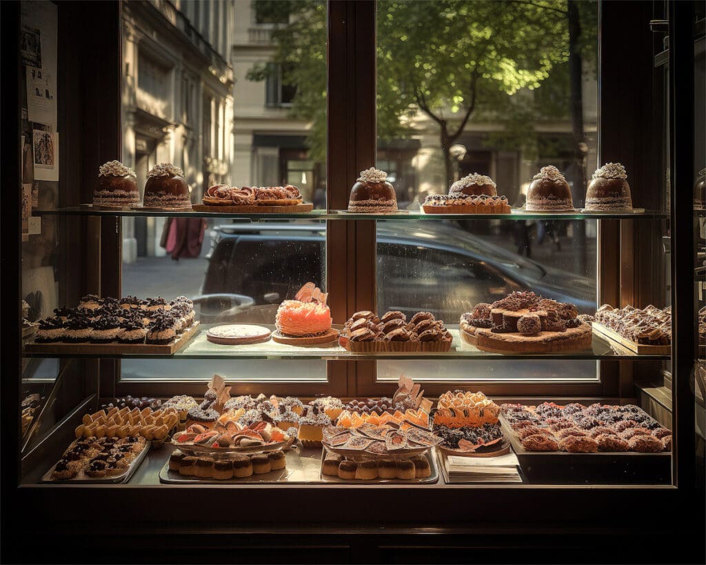 delicious French pastries