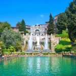 the beautiful gardens of Villa d'Este