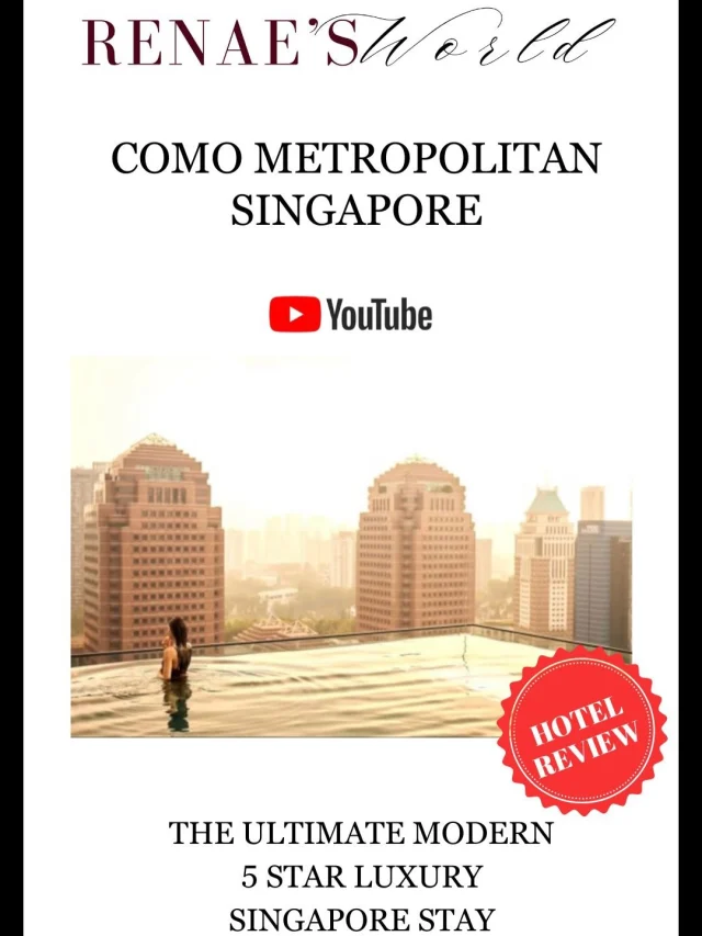 COMO METROPOLITAN VIDEO REVIEW 🫶I love staying at this elegant, modern fun filled five star hotel just off Orchard Road in Singapore. But my teenage twins think it’s one of the world’s best city stays. From a robotic two handed barista called Bruno to a huge digital artwork, the best High Tea @cedricgroletsingapore and amazing Korean BBQ food @cote.singapore AND the best wellness in any hotel in Sinagpore-there’s loads to do. Rooms are calming and spacious, and my fave are the showers fitted with windows overlooking the city. And of course the gorgeous @rubygar who is the brilliant General Manager.  VIDEO REVIEW ON YOUTUBE: where2fromhere #comosingapore
