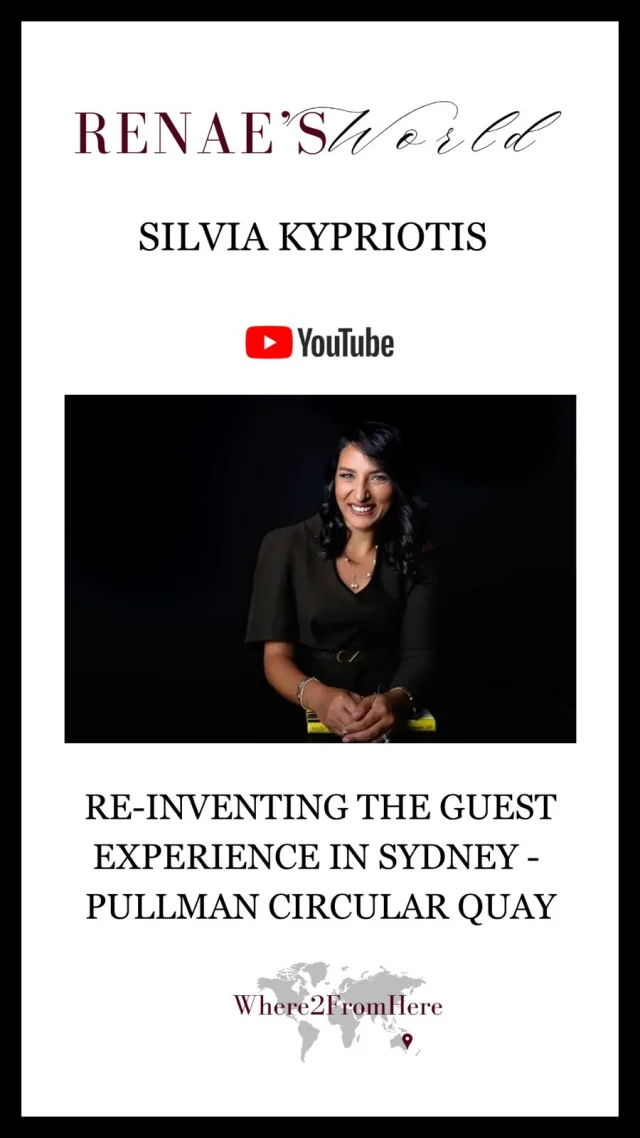 SILVIA KYPRIOTIS 💫What does it take to lead one of Sydney’s most beautifully positioned luxury hotels — right on Circular Quay?On the latest episode of Where To From Here, I sit down with Sylvia Kipriotis, General Manager of Pullman Sydney Quay Grand, to talk leadership, luxury hospitality, the changing expectations of hotel guests and what’s next for this extraordinary harbourside property.Sylvia has a fascinating perspective on where Sydney hospitality is heading — including the arrival of Flaminia, the much-anticipated new Italian restaurant from Giovanni Pilu, which is set to bring another major dining destination to Circular Quay.We also talk about service, creating memorable guest experiences and what it really takes to keep evolving in an increasingly competitive luxury hotel market.🎙️ Watch the full interview on Where To From Here — now on YouTube and wherever you listen to podcasts.#WhereToFromHere #LuxuryHotels #SydneyHotels #CircularQuay #PullmanSydney HotelLeadership GiovanniPilu Flaminia SydneyDining LuxuryTravel Hospitality