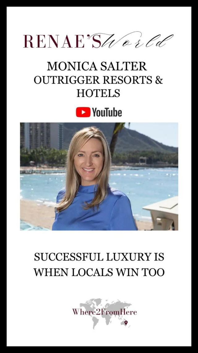 CAN LUXURY TRAVEL SAVE THE VERY PLACES IT DEPENDS ON? 🌊🌺Hawaii is paradise. But what happens when millions of tourists arrive every year? And can luxury hotels be part of the solution rather than the problem?I had a fascinating conversation with Monica Salter, Vice President of Global Communications & Social Responsibility at OUTRIGGER Resorts & Hotels, one of Hawaii’s most iconic hospitality brands.Monica is an incredibly accomplished woman in global hospitality, and what struck me was her passion for protecting the destinations that make luxury travel possible.From coral reef restoration in Fiji and the Maldives to ocean conservation in Hawaii, OUTRIGGER is putting sustainability into action. Its global conservation programme has been running for more than a decade, with initiatives spanning marine protection, local communities and responsible tourism.But we also tackled the uncomfortable questions. Is luxury becoming too performative? Is sustainability sometimes just clever marketing? And should hotels be doing far more to give back to the communities they profit from?Monica’s perspective on leadership, her remarkable career and the responsibility of global hotel brands made this one of my favourite conversations.Because perhaps the greatest luxury of the future won’t be bigger suites, more champagne or private infinity pools. It will be knowing the extraordinary places we visit are better off because we were there.🎙️ Watch my full interview with Monica Salter on Where2FromHere, available on YouTube and Spotify.Would you pay more to stay at a hotel that genuinely protects its environment? Or should sustainability already be included in the price of luxury?#Where2FromHere #MonicaSalter #OutriggerResorts